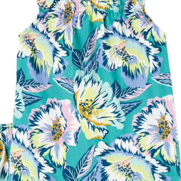 Carter's Toddler Girl's 2-Piece Tropical Tank & Short Set - Picture 2 of 4
